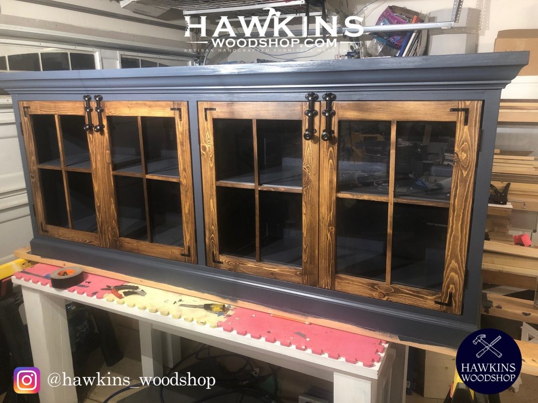 Enjoy fast, free nationwide shipping!  Owned by a husband and wife team of high-school music teachers, HawkinsWoodshop.com is your one stop shop for quality USA handmade industrial, modern, mid-century, and rustic furniture as well as imported furniture.  Get our Glass Crown Console USA Hand Crafted Hardwood Built-to-Order Standard Depth 18", Standard Height 36" on sale now!