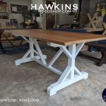 Enjoy fast, free nationwide shipping!  Owned by a husband and wife team of high-school music teachers, HawkinsWoodshop.com is your one stop shop for quality USA handmade industrial, modern, mid-century, and rustic furniture as well as imported furniture.  Get our Dining Table Fancy X Hardwood Built-to-Order Made-in-the-USA on sale now!
