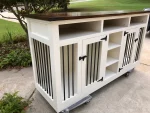Wood Dog Crate, Custom Kennel HawkinsWoodshop.com 17