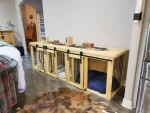 Wood Dog Crate, Custom Kennel HawkinsWoodshop.com 3