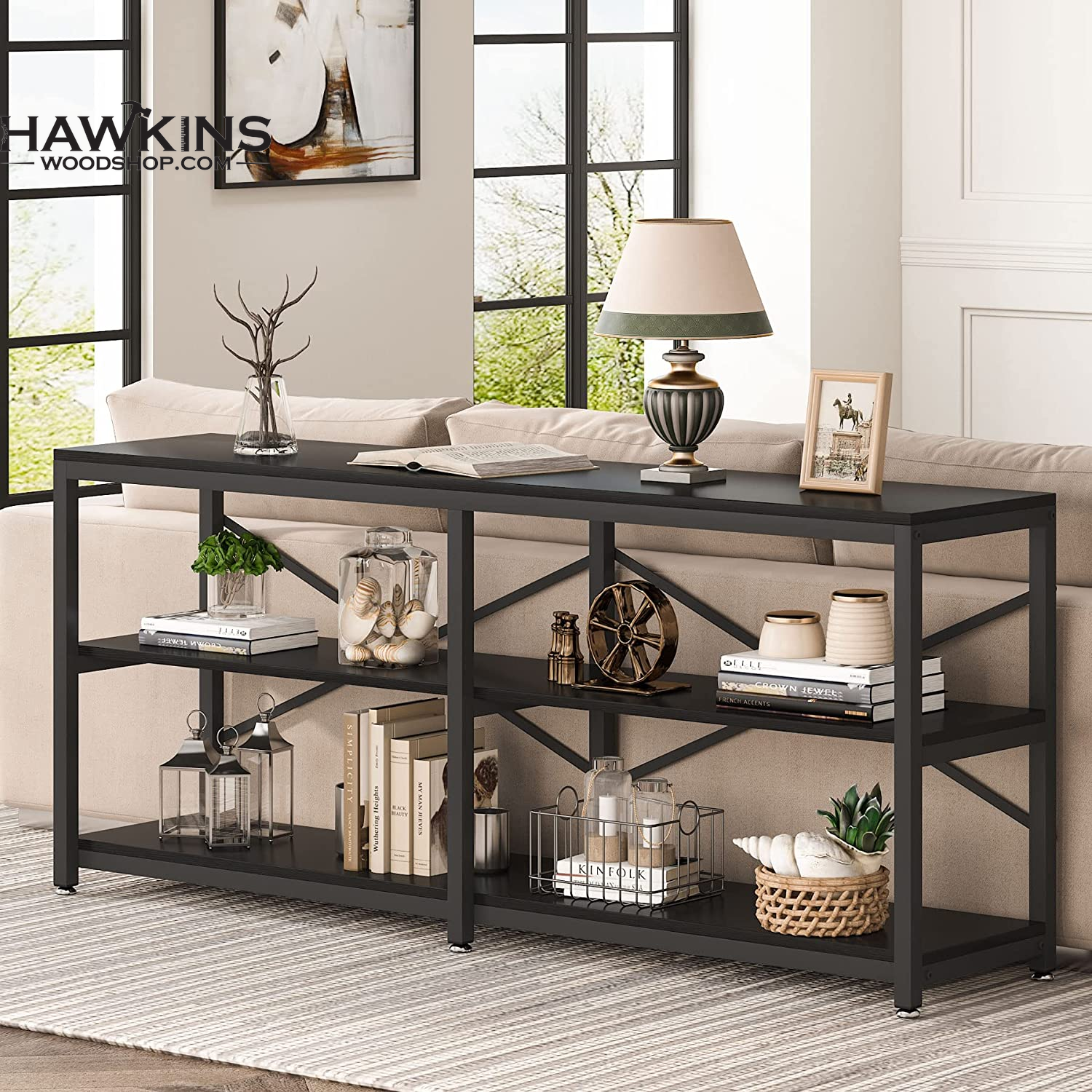 Tribesigns Console Table, 70.9 Narrow Sofa Table Entryway Table