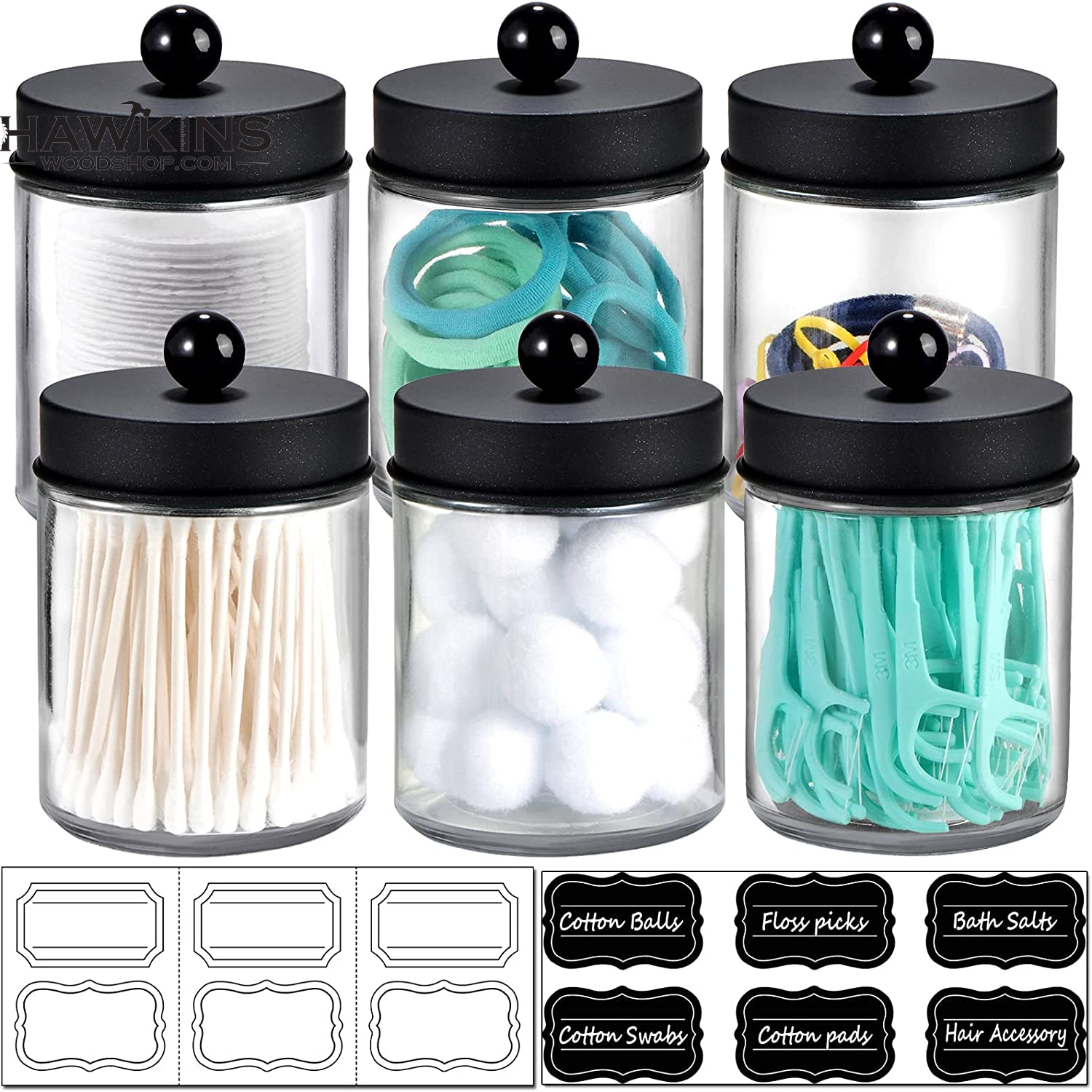 Bathroom Under Sink Cabinet Organizer. Perfect for QTips, Rounds