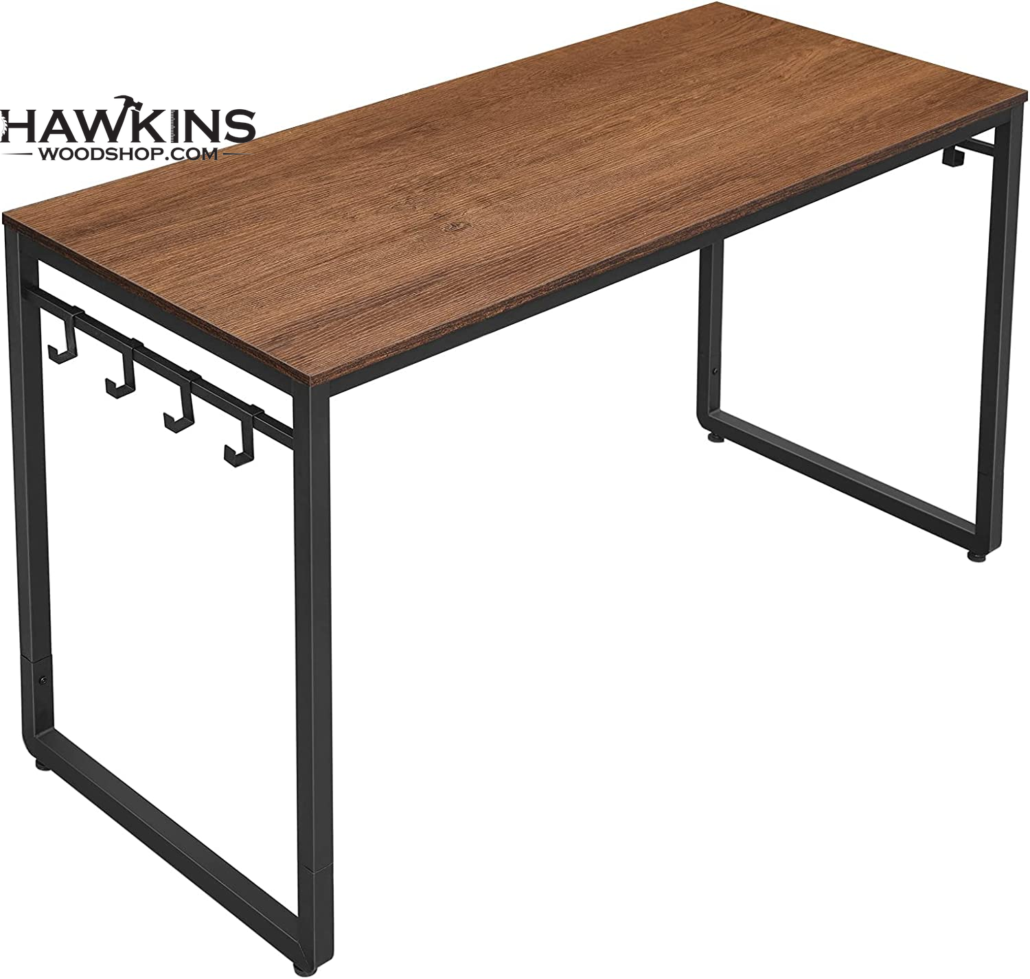 Hitow Home Office Desk 55 Inch Wood Writing Workstation