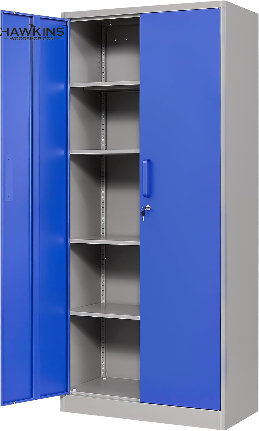 Metal Garage Storage Cabinet With 2