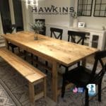 Hawkins Woodshop Simple Farmhouse Table 4