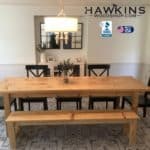 Hawkins Woodshop Simple Farmhouse Table 5