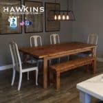 Hawkins Woodshop Simple Farmhouse Table 6