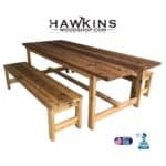 Hawkins Woodshop Farmhouse Dining Table